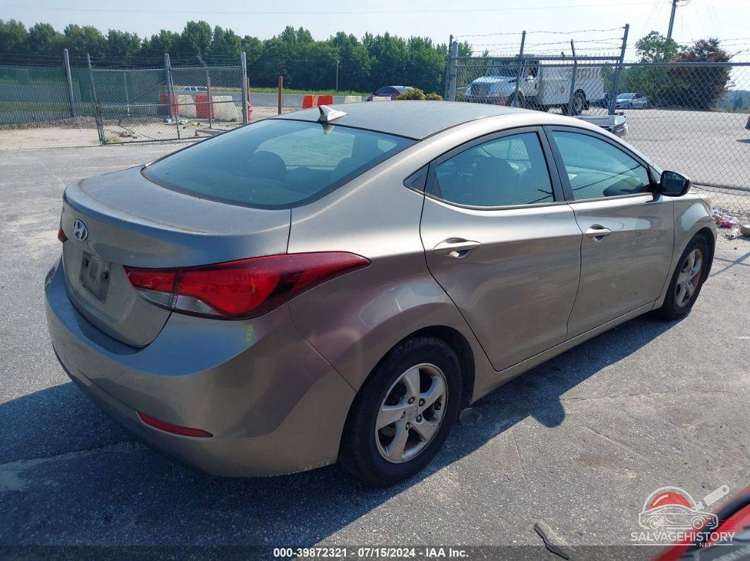 5NPDH4AE9FH588830 2015 HYUNDAI ELANTRA photo no. 4