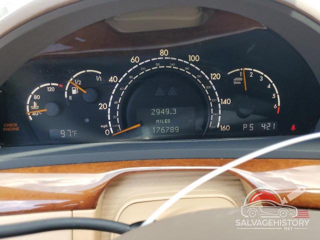 WDBNG70J32A313672 2002 MERCEDES-BENZ S-CLASS photo no. 9