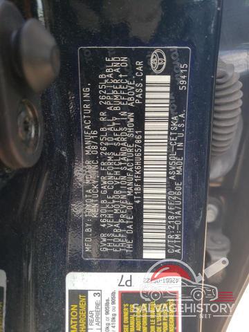 4T1BF1FK6HU657861 2017 TOYOTA CAMRY photo no. 12