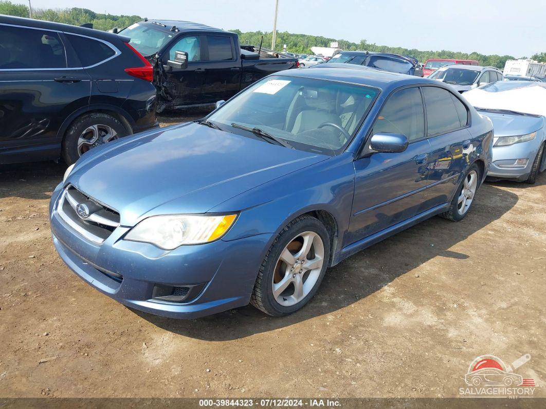 4S3BL616097225612 2009 SUBARU LEGACY photo no. 2
