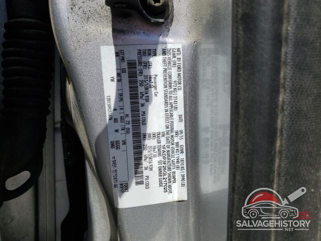 1FADP3F26GL217025 2016 FORD FOCUS photo no. 12