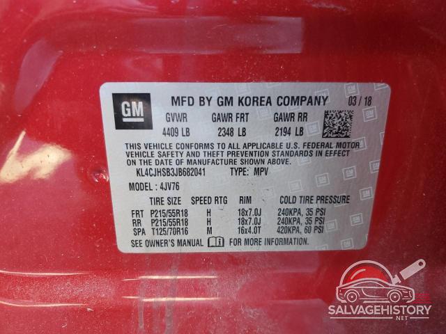 KL4CJHSB3JB682041 2018 BUICK ENCORE photo no. 12