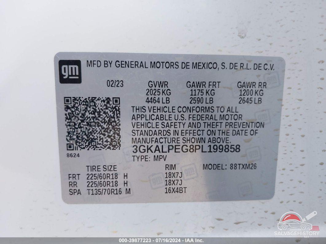 3GKALPEG8PL199858 2023 GMC TERRAIN photo no. 9