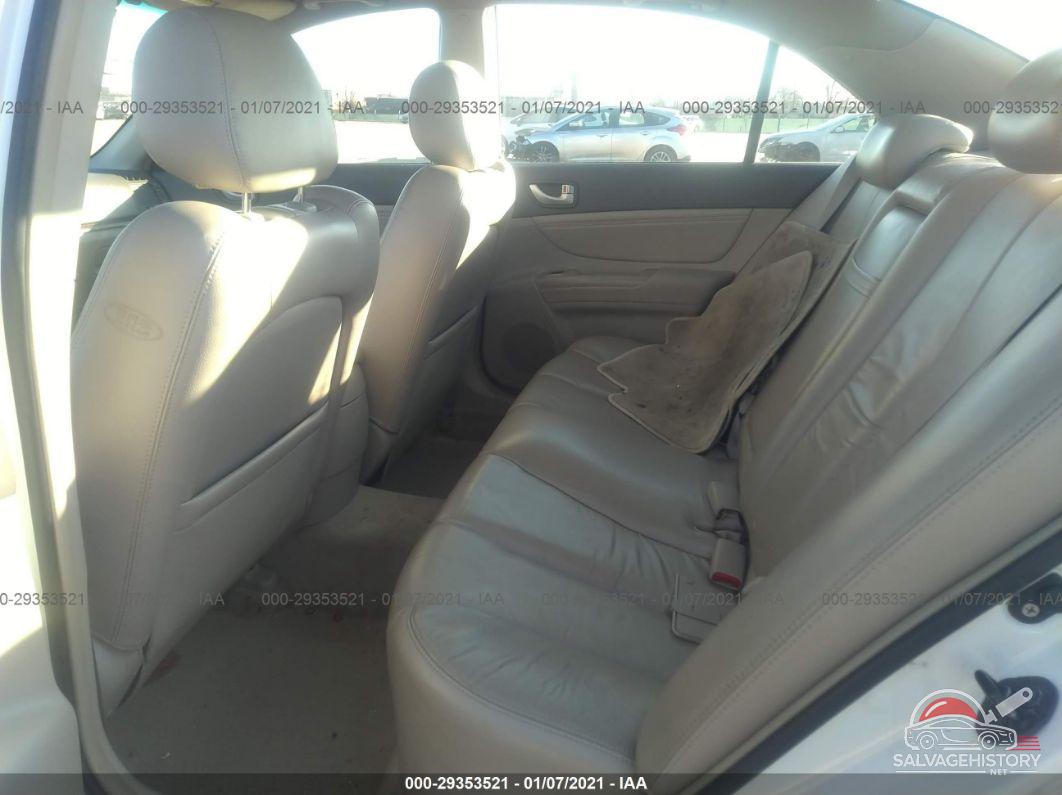 5NPEU46F87H201381 2007 HYUNDAI SONATA photo no. 8