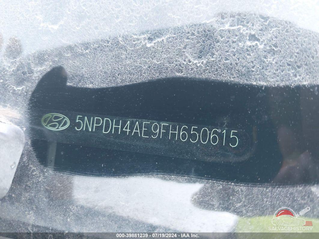 5NPDH4AE9FH650615 2015 HYUNDAI ELANTRA photo no. 9