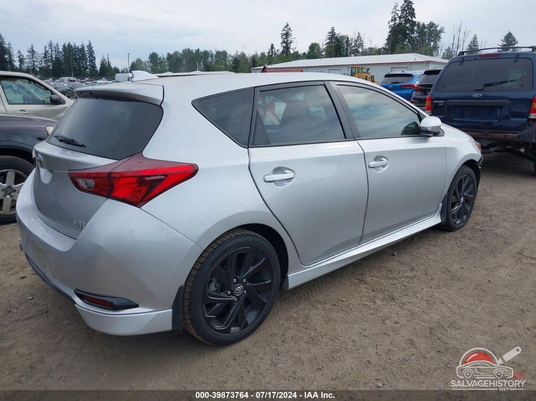 JTNKARJE9HJ540274 2017 TOYOTA COROLLA IM photo no. 4