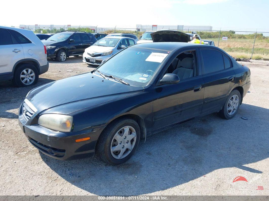KMHDN45D96U127963 2006 HYUNDAI ELANTRA photo no. 2