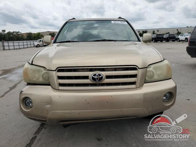 JTEGP21A540028455 2004 TOYOTA HIGHLANDER photo no. 5