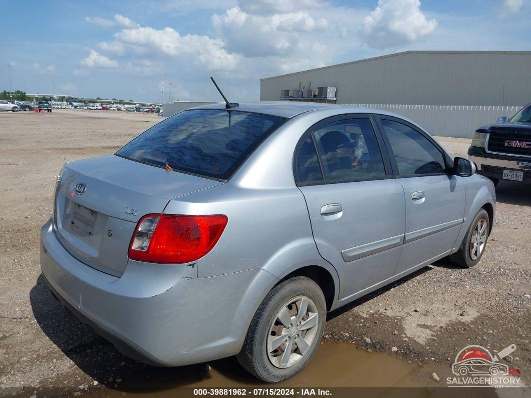 KNADH4A38B6930221 2011 KIA RIO photo no. 4