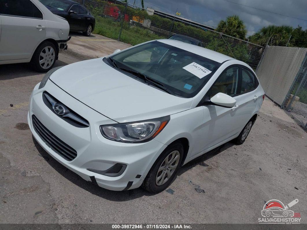 KMHCT4AE9DU500609 2013 HYUNDAI ACCENT photo no. 2