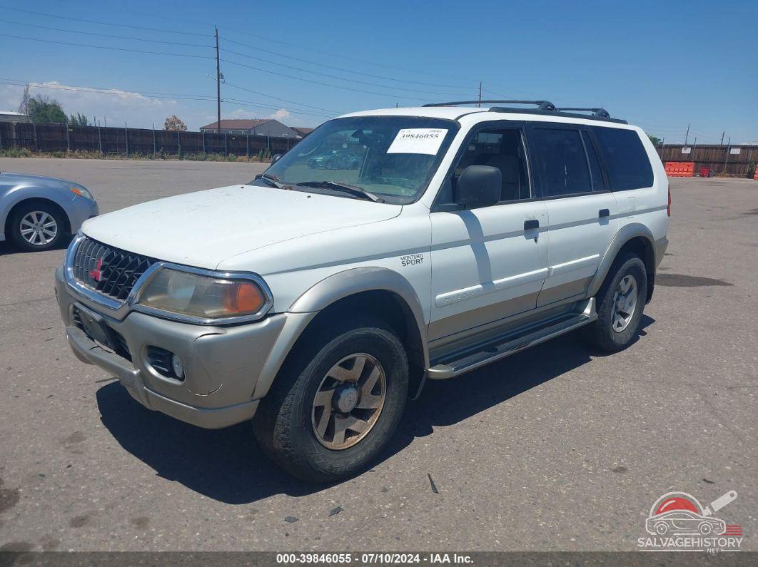 JA4MT31H6YP021785 2000 MITSUBISHI MONTERO SPORT photo no. 2
