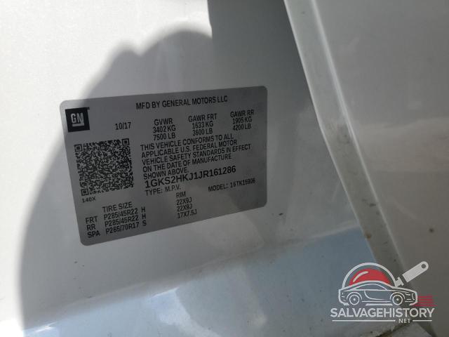 1GKS2HKJ1JR161286 2018 GMC YUKON photo no. 13