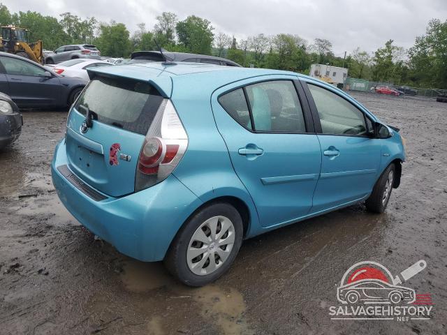 JTDKDTB34C1028730 2012 TOYOTA PRIUS photo no. 3