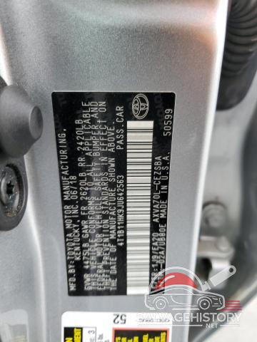 4T1B11HK9JU642563 2018 TOYOTA CAMRY photo no. 12