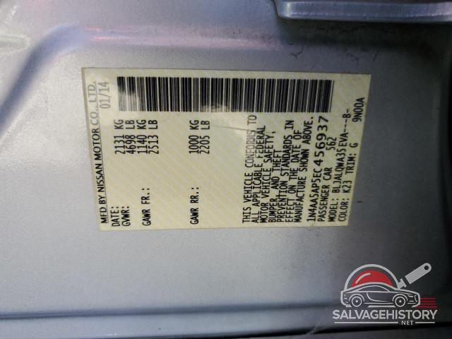 1N4AA5AP5EC456937 2014 NISSAN MAXIMA photo no. 12