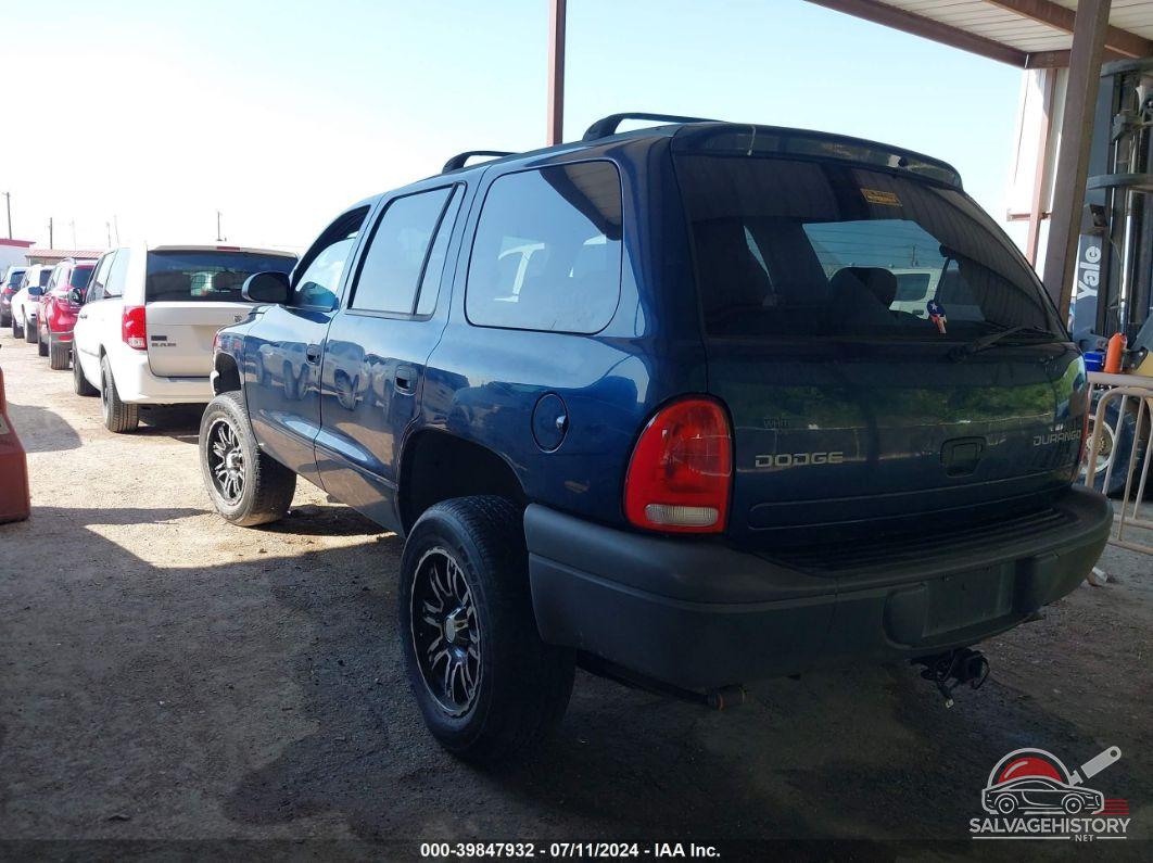 1D4HS38Z83F598022 2003 DODGE DURANGO photo no. 3