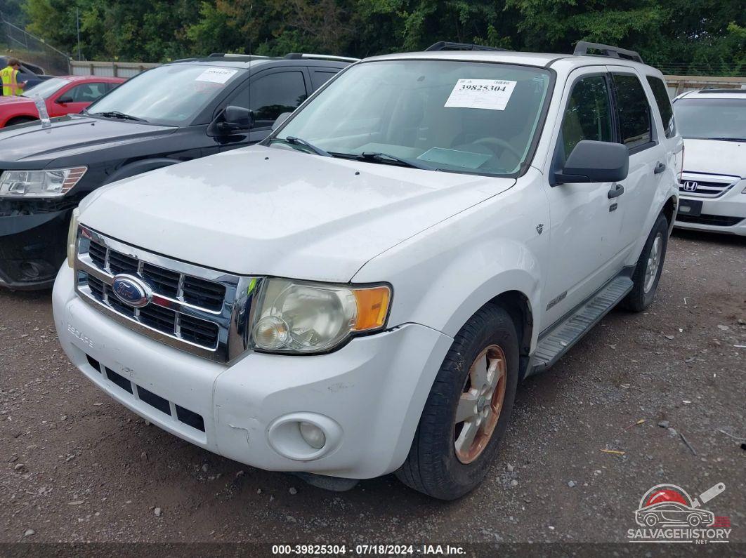 1FMCU93138KA95756 2008 FORD ESCAPE photo no. 2