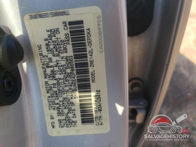 5YFBU4EE4DP086563 2013 TOYOTA COROLLA photo no. 12