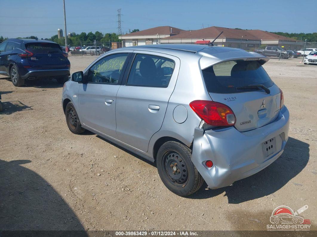ML32A3HJ2FH046544 2015 MITSUBISHI MIRAGE photo no. 3
