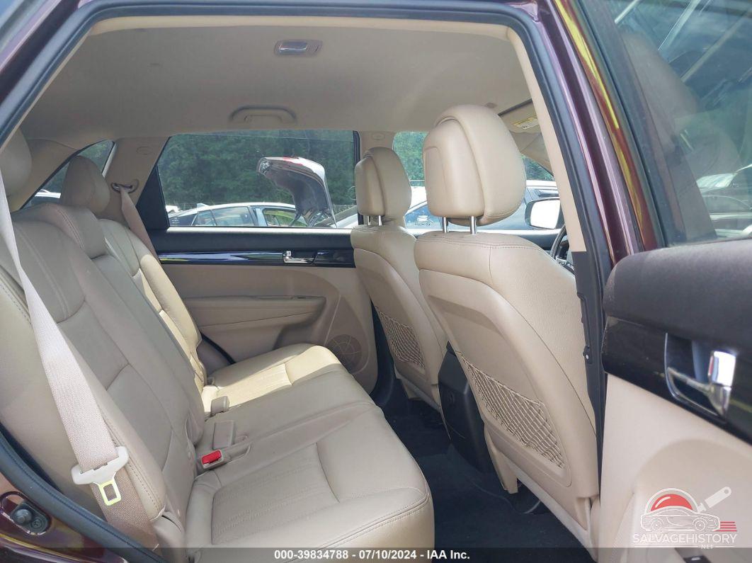 5XYKUCA68DG361283 2013 KIA SORENTO photo no. 8