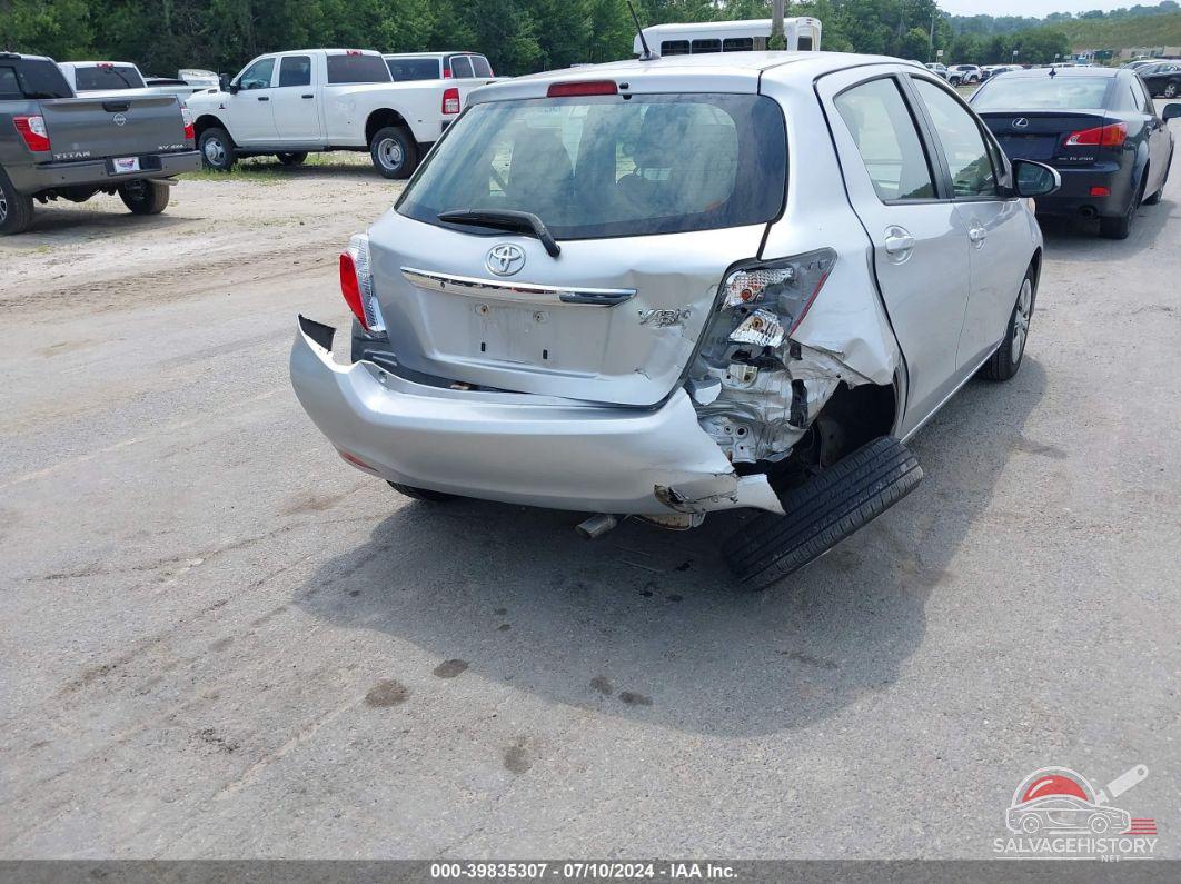 JTDKTUD32CD520029 2012 TOYOTA YARIS photo no. 6