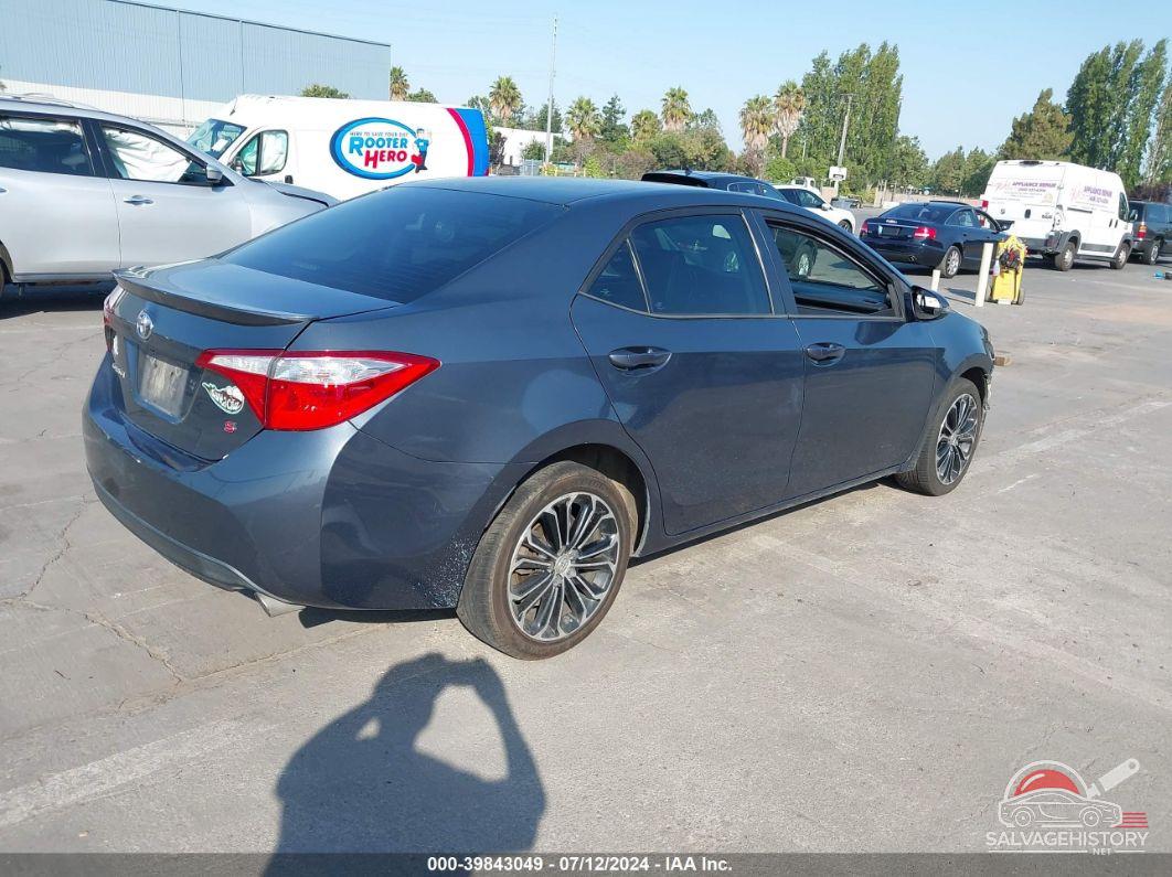 5YFBURHE3FP269593 2015 TOYOTA COROLLA photo no. 4