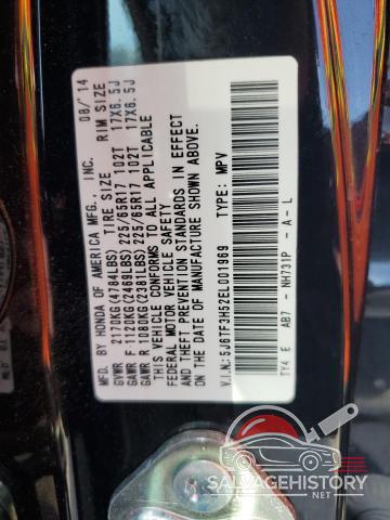 5J6TF3H52EL001969 2014 HONDA CROSSTOUR photo no. 12