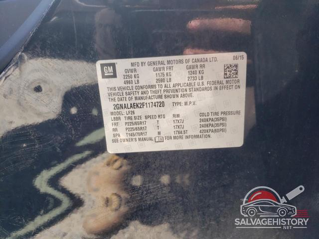 2GNALAEK2F1174720 2015 CHEVROLET EQUINOX photo no. 14