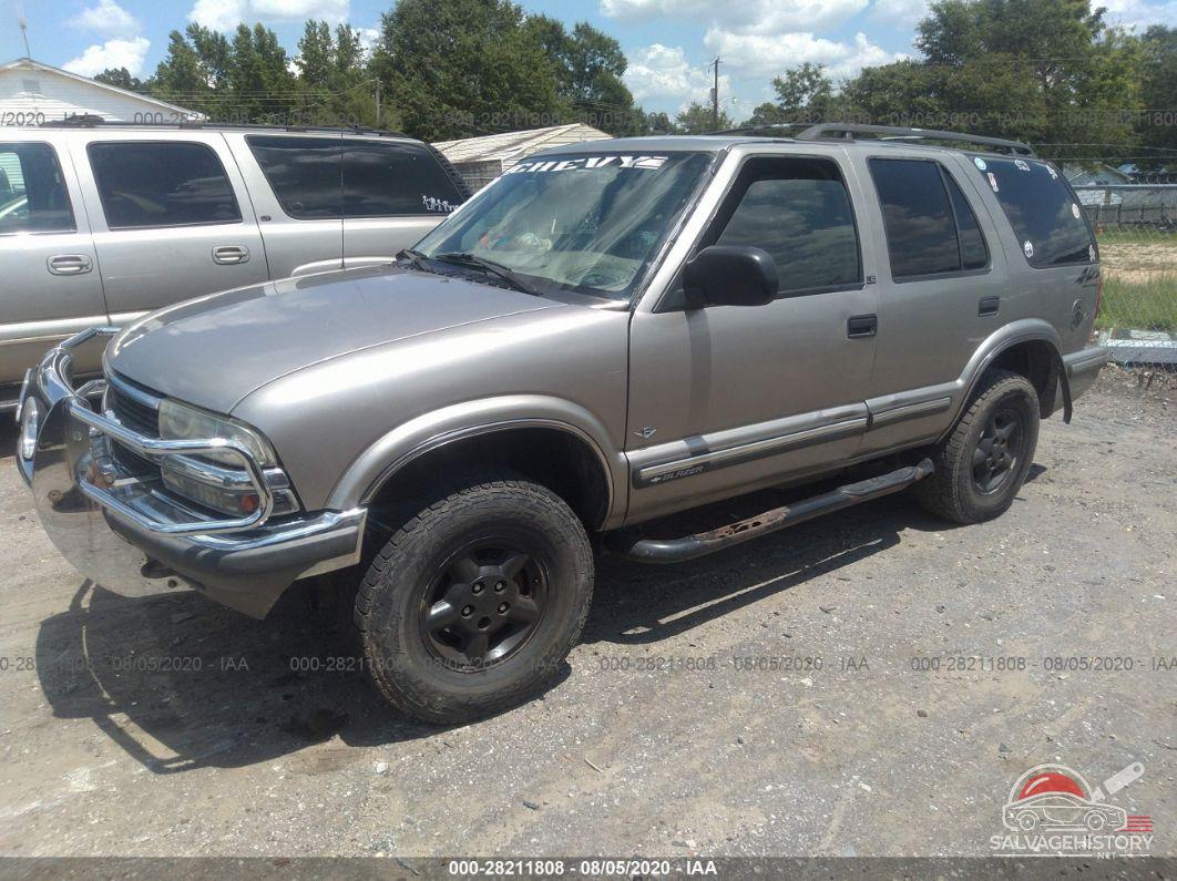 1GNDT13W5X2216012 1999 CHEVROLET BLAZER photo no. 2