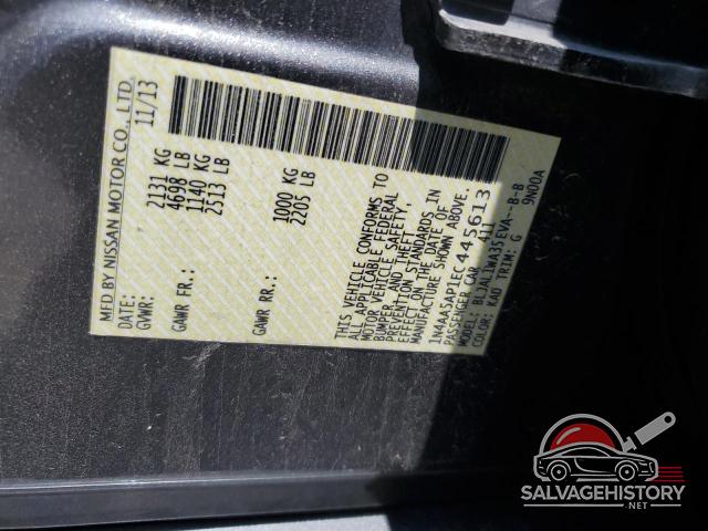 1N4AA5AP1EC445613 2014 NISSAN MAXIMA photo no. 13