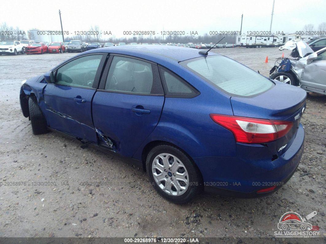 1FAHP3F25CL418698 2012 FORD FOCUS photo no. 3