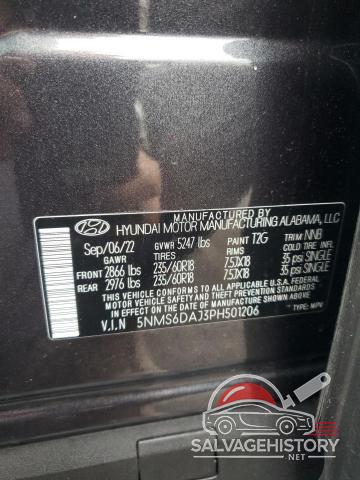 5NMS6DAJ3PH501206 2023 HYUNDAI SANTA FE photo no. 13