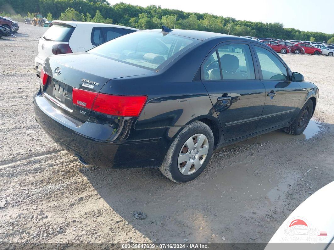 5NPET46F99H406021 2009 HYUNDAI SONATA photo no. 4