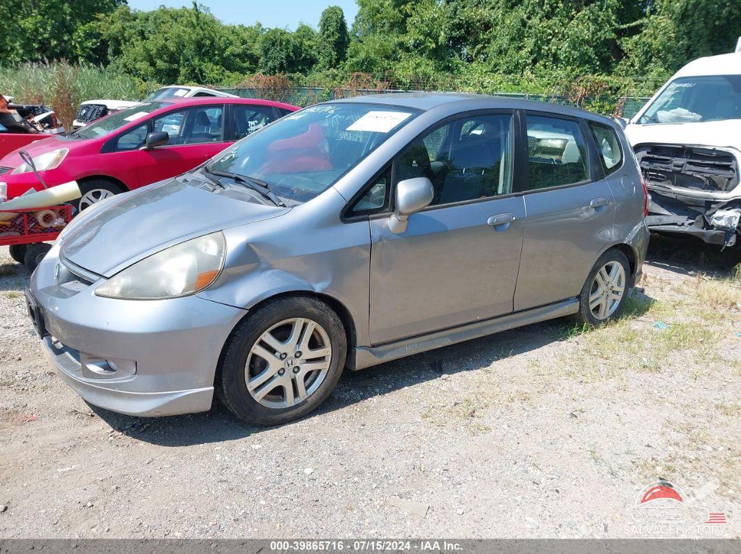 JHMGD37637S034462 2007 HONDA FIT photo no. 2