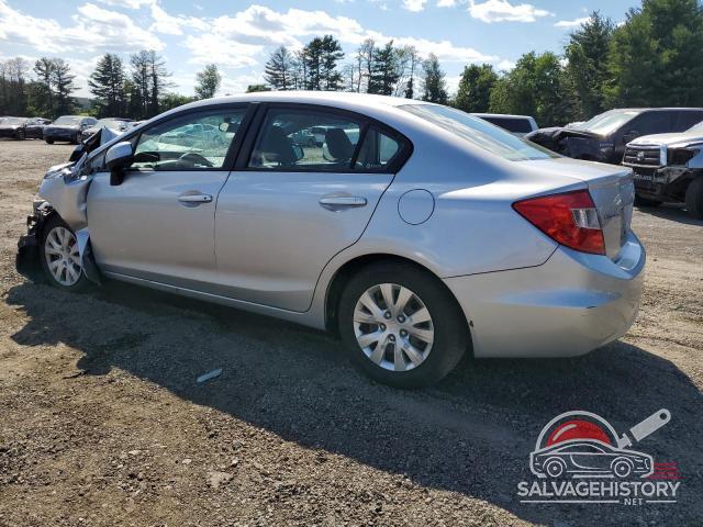 19XFB2F55CE387496 2012 HONDA CIVIC photo no. 2