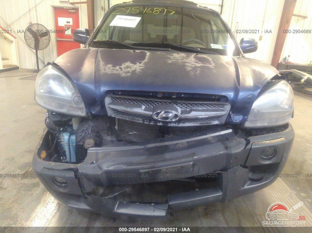 KM8JN72D96U319568 2006 HYUNDAI TUCSON photo no. 6