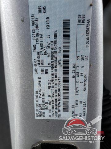 1FTEW1EG2JKC38213 2018 FORD F-150 photo no. 12
