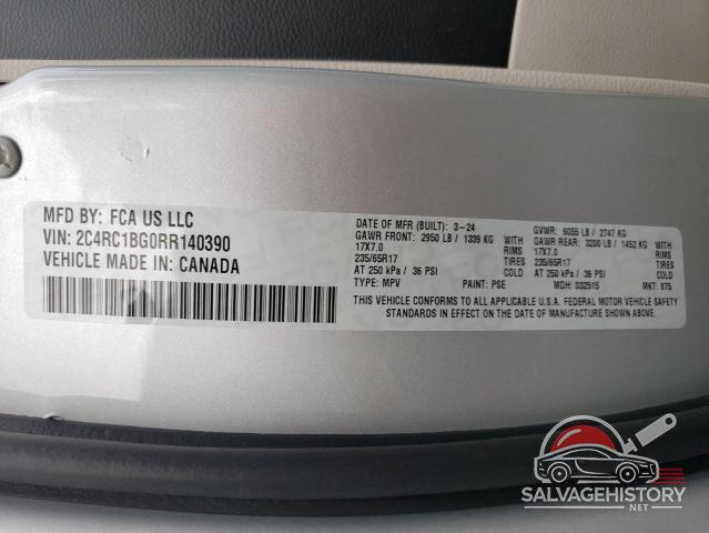 2C4RC1BG0RR140390 2024 CHRYSLER PACIFICA photo no. 13