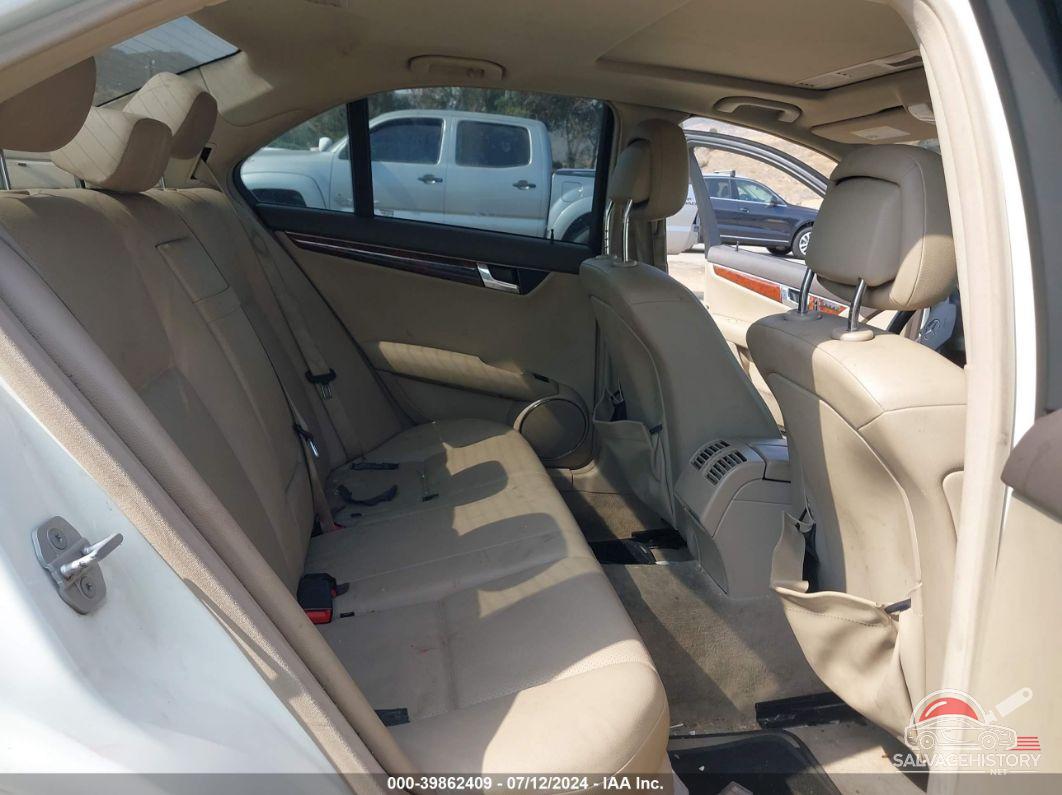 WDDGF5EB0AR113499 2010 MERCEDES-BENZ C 300 photo no. 8