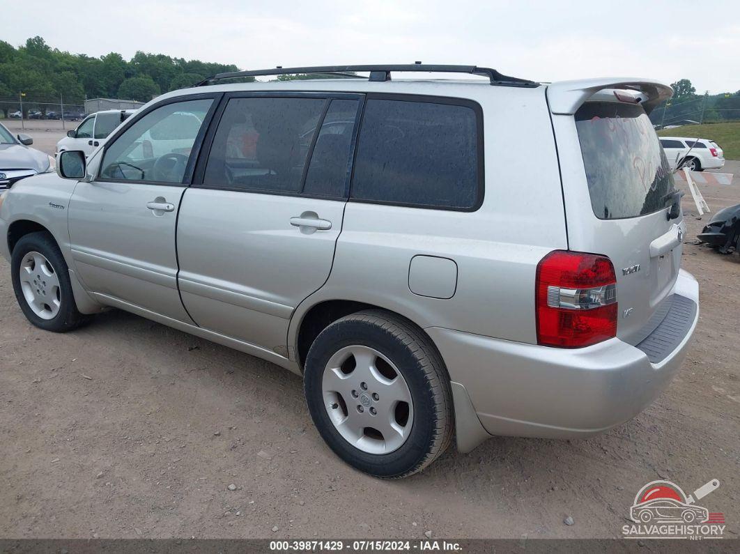 JTEDP21A360106074 2006 TOYOTA HIGHLANDER photo no. 3