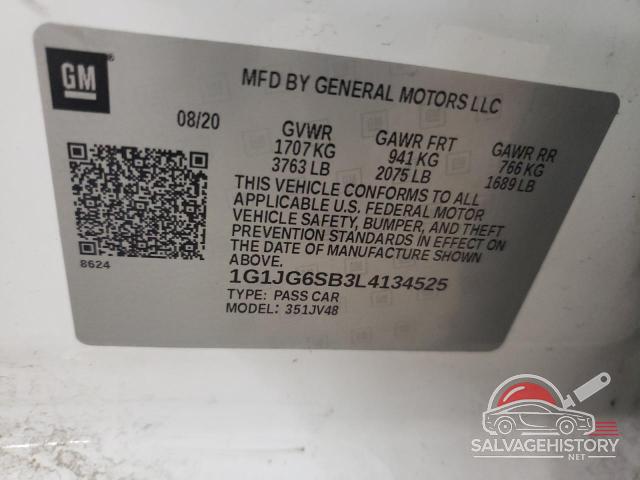 1G1JG6SB3L4134525 2020 CHEVROLET SONIC photo no. 12