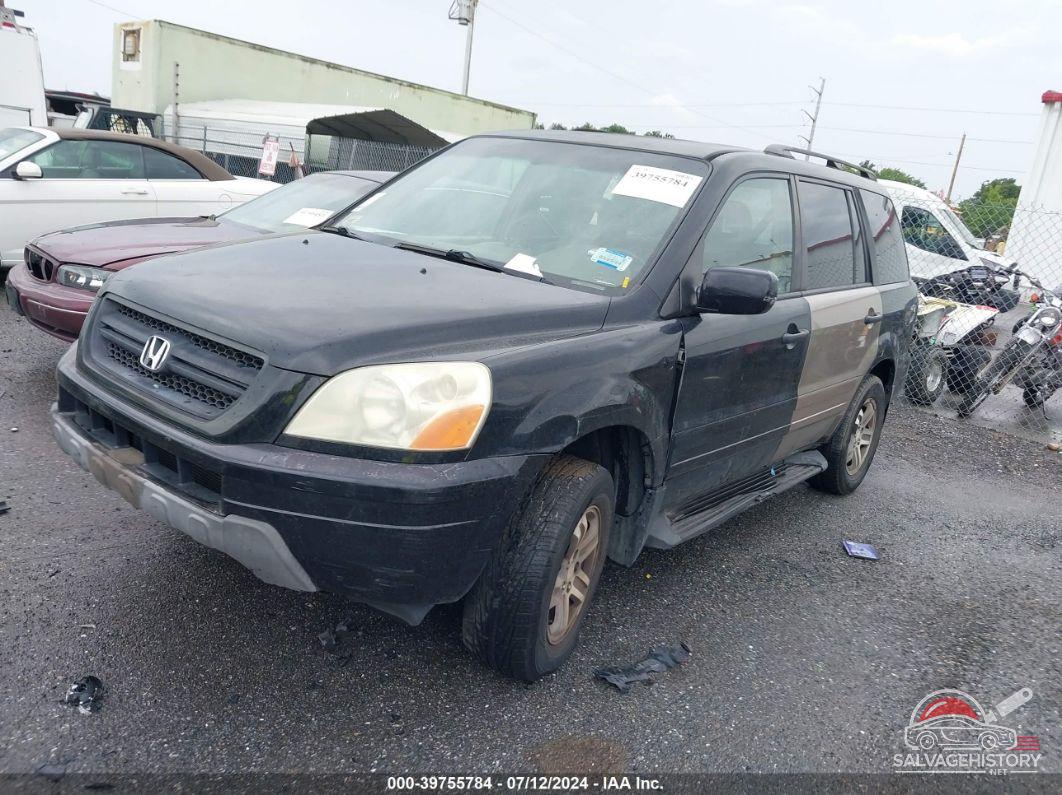 2HKYF18554H554859 2004 HONDA PILOT photo no. 2