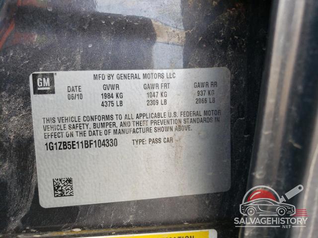 1G1ZB5E11BF104330 2011 CHEVROLET MALIBU photo no. 12