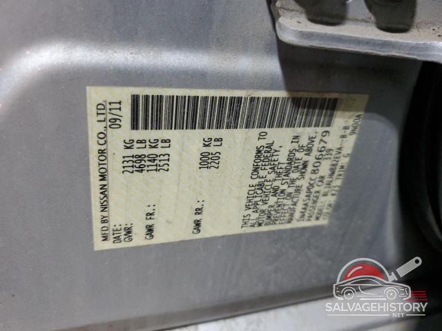 1N4AA5AP0CC806679 2012 NISSAN MAXIMA photo no. 12