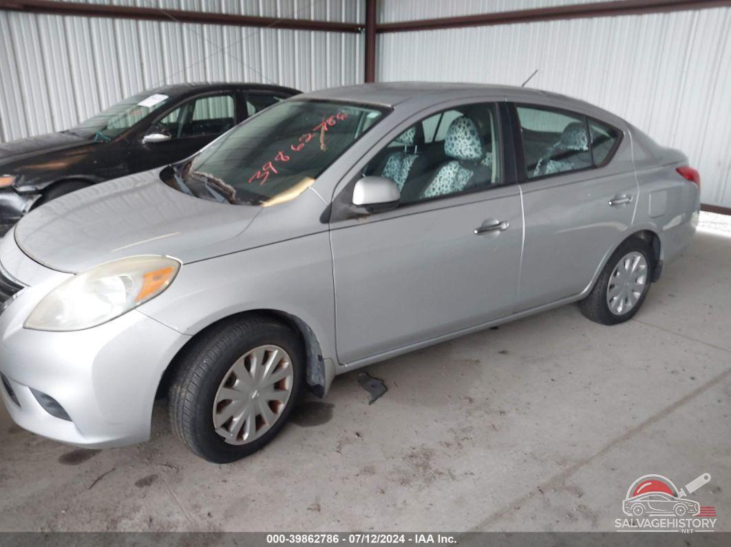 3N1CN7AP5CL928044 2012 NISSAN VERSA photo no. 2