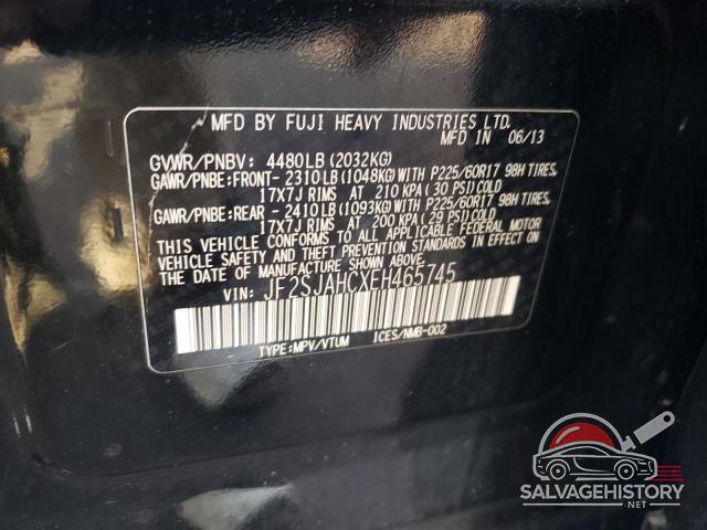 JF2SJAHCXEH465745 2014 SUBARU FORESTER photo no. 13