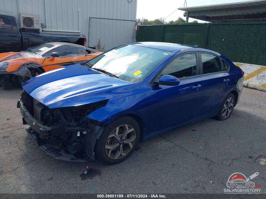 3KPF24AD9KE103943 2019 KIA FORTE photo no. 2