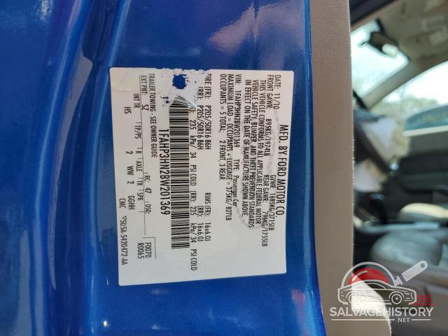 1FAHP3HN2BW201369 2011 FORD FOCUS photo no. 13