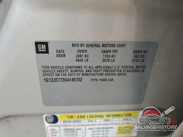 1G1ZJ577394145732 2009 CHEVROLET MALIBU photo no. 12