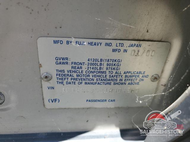 JF1SF63521H704260 2001 SUBARU FORESTER photo no. 13
